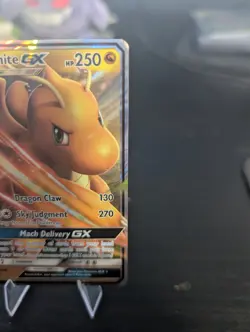 2019 Dragonite GX 152/236 Sun & Moon Unified Minds Pokemon TCG LP - Image 2