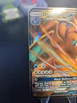 2019 Dragonite GX 152/236 Sun & Moon Unified Minds Pokemon TCG LP - Image 4