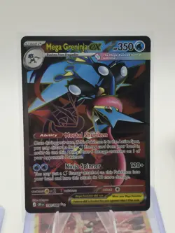 Pokemon TCG Mega Greninja EX 100/086 Full Art Ultra Rare Chaos Rising NM - Image 1