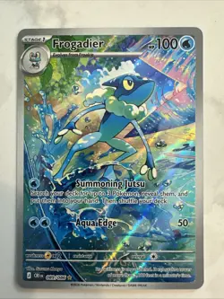 Pokemon TCG: Frogadier 089/086 Me04: Chaos Rising Holo Illustration Rare - Image 1