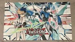 Yu-Gi-Oh! Yugo- Clear Wing Synchro Dragon Playmat Win A Mat ARC-V NM - Image 1