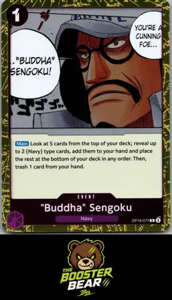 "Buddha" Sengoku OP16-077 OP16 R One Piece NM/M ENG - Image 1
