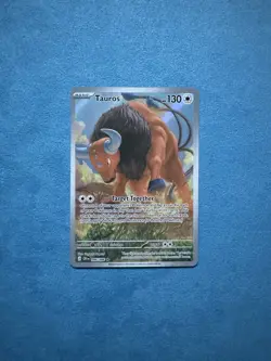 Tauros 96/86 Chaos Rising Illustration Rare IR Pokemon TCG ME04 NM Pack Fresh - Image 1