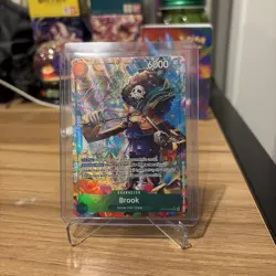 One Piece TCG Brook OP15-032 SR - Alt Art - Adventure on Kami's Island- NM - Image 1