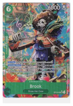 Brook () (Alternate Art) Foil SR Adventure on Kami's Island OP15-032 NM - Image 1