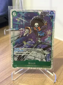 Brook OP15-032 SR Adventure on KAMI's Island ONE PIECE Card Game Japanese NM - Image 1