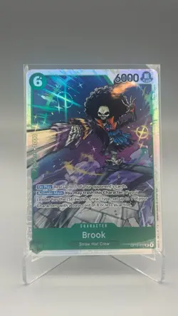 One Piece CCG - Brook - OP15-032 SR - Adventure On Kami's Island - NM - Image 1