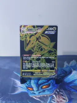 Pokemon TCG Cards Rayquaza VMAX TG29/TG30 Silver Tempest Gold Secret Rare - Image 1