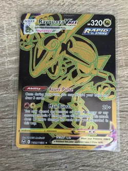 Pokemon TCG Rayquaza VMAX Silver Tempest TG29/TG30 - Image 1