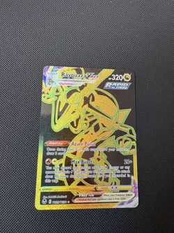Pokemon TCG Rayquaza VMAX Silver Tempest Trainer Gallery Card TG29/TG30 Gold NM - Image 3