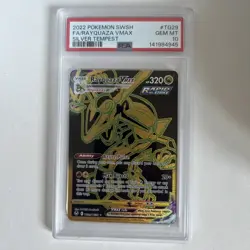PSA 10 Pokemon TCG Rayquaza VMAX Silver Tempest TG29/TG30 Gem MT - Image 2