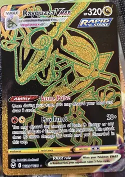 Pokemon TCG Rayquaza VMAX TG29/TG30 Secret Rare Holo Silver Tempest EN 320HP - Image 1