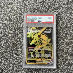 Pokemon TCG Rayquaza VMAX TG29/TG30 Swsh12 Silver Tempest Full Art Card PSA 10 - Image 1