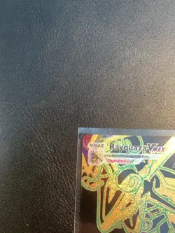 Pokemon Card TCG Rayquaza VMAX Gold Card TG29/TG30 Silver Tempest Near Mint - Image 2