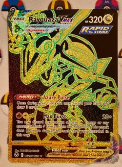 Pokemon TCG Rayquaza VMAX Silver Tempest TG29/TG30 Secret Rare - Image 1