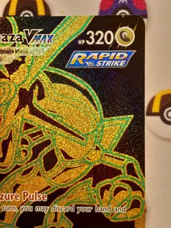 Pokemon TCG Rayquaza VMAX Silver Tempest TG29/TG30 Secret Rare - Image 3