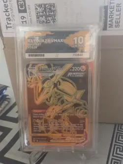 Pokemon TCG Rayquaza VMAX Silver Tempest TG29/TG30 Ace 10 Graded - Image 2