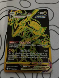Pokemon TCG Rayquaza Vmax Silver Tempest Tg29/Tg30 Holo Secret Rare - Image 2