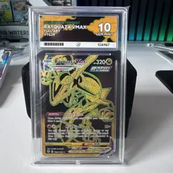 Pokemon TCG Rayquaza VMAX TG29/TG30 - ACE GEM MINT 10 Perfect Sub Grades - Image 1
