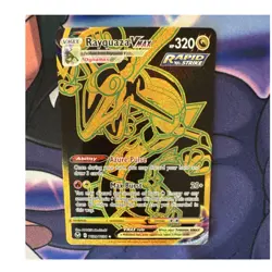 Pokemon TCG Rayquaza VMAX Secret Rare Holo TG29/TG30 320 HP English - Image 1