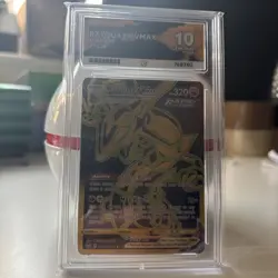 Pokemon TCG Rayquaza VMAX Silver Tempest TG29/TG30 Ace 10 Graded - Image 1