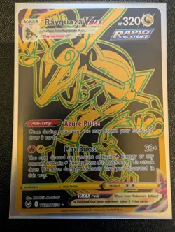 Pokemon TCG Rayquaza VMAX Silver Tempest TG29/TG30 Secret Rare - Image 1