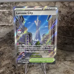 Lumiose City 111/88 Trainer Stadium holo full art Perfect Order ME Pokemon 2026 - Image 1