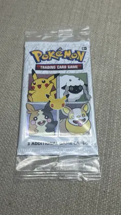 Pokemon Tcg 25th Anniversary Sealed General Mills Promo 3 Card Pack - Image 1