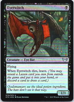 Eyetwitch Foil U Strixhaven: School of Mages 70 LP - Image 1