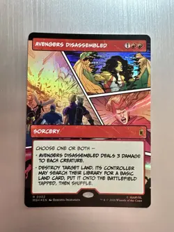 Avengers Disassembled - 302 - MTG: Marvel Super Heroes - Showcase Panel - FOIL - Image 1