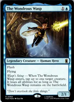 The Wondrous Wasp Foil R Marvel Super Heroes 84 NM - Image 1