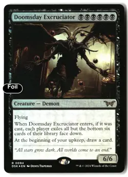 MTG Doomsday Excruciator [DSK - 94] LP Foil - Image 2