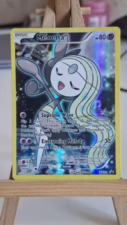 Meloetta XY120 Promo Pokemon TCG XY Promos Black Star Ultra Rare LP - Image 1