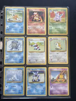 Pokemon Cards Complete Base Set Non-Holo Set 17-102 LP! - Image 3