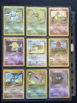 Pokemon Cards Complete Base Set Non-Holo Set 17-102 LP! - Image 4