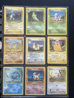 Pokemon Cards Complete Base Set Non-Holo Set 17-102 LP! - Image 5
