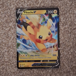Pokemon TCG Pikachu V SWSH285 SWSH Promo Cards Promo Holo 200 HP Basic EN 2021 - Image 1