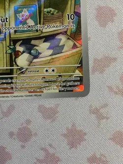 Pokemon TCG Litten Full Art Holo Card 167/162 Temporal Forces Illustration Rare - Image 5