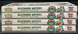 Pokemon TCG 151 Blooming Waters Premium Collection Boxes SEALED x1 - Image 3