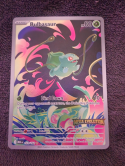 The Pokemon Company Bulbasaur 133/132 Stamped Holo Illustration Rare 80HP ENG - Image 1
