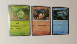Pokemon Cosmos Ascended Heroes Pin Collection Promo Chikorita Tepig Totodile - Image 1