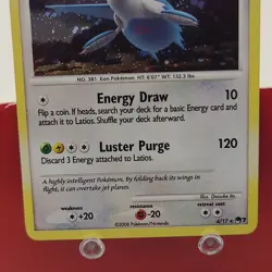 Pokemon TCG Latios POP Series 7 Holo Rare Basic HP 90 English 004/017 2008 - Image 3