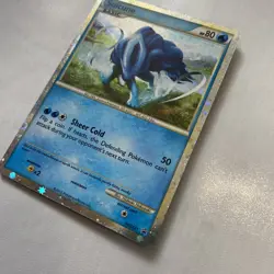 Pokemon TCG Suicune HGSS21 HeartGold SoulSilver Promo Holo Eng 2010 MP - Image 3