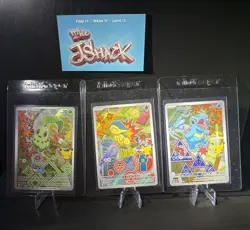 Pokemon TCG - First Partner Illustration Series 2 - Full Johto Starter Set NM - Image 1