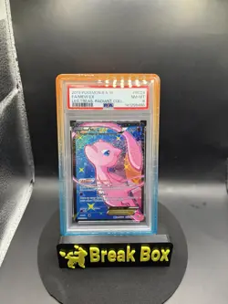 Pokemon PSA 8 Mew RC24/RC25 Legendary Treasures Radiant Collection Mint - Image 1
