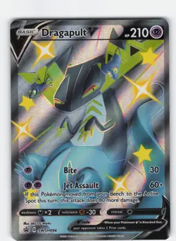 Dragapult V SWSH096 Holo Promo Sword & Shield Promo Pokemon Holo Near Mint - Image 1
