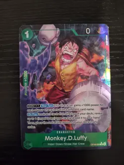 Monkey D. Luffy OP16-034 Alt Art One Piece Card Time Of Battle - Image 1