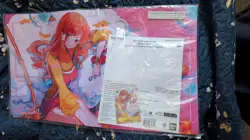 Bandai ONE PIECE CARD GAME Official Playmat Games Fest 24-25 - Nami with Card - Image 1