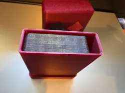 3D Printed Storage Box For Playing Cards. Red - Image 5
