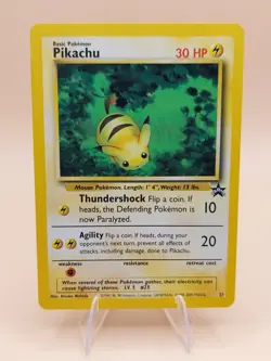 Pikachu Pokemon Black Star Promo #27 WOTC 2000 - Image 1